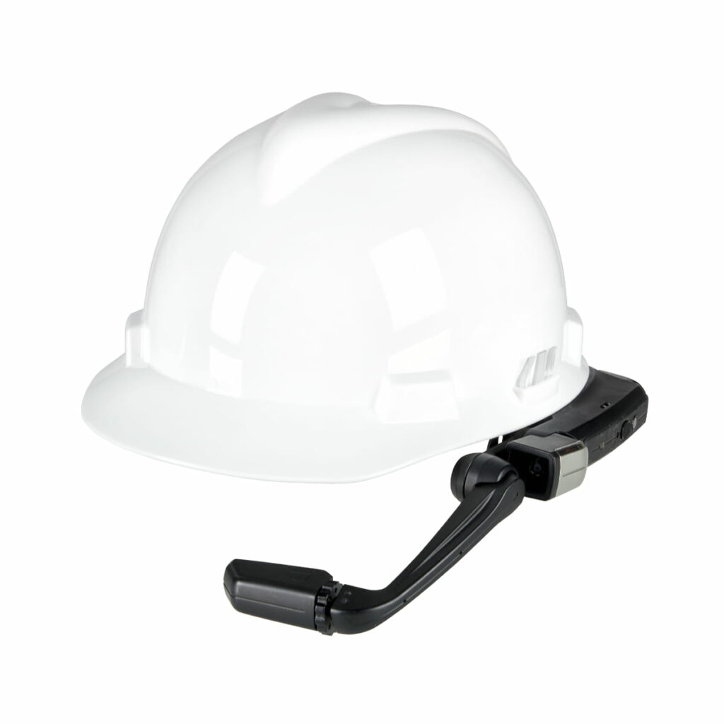 Helm mit Smartglasses