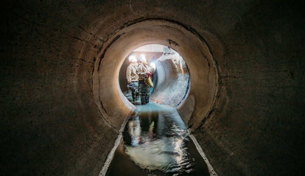 Kanalarbeiten mit Internet