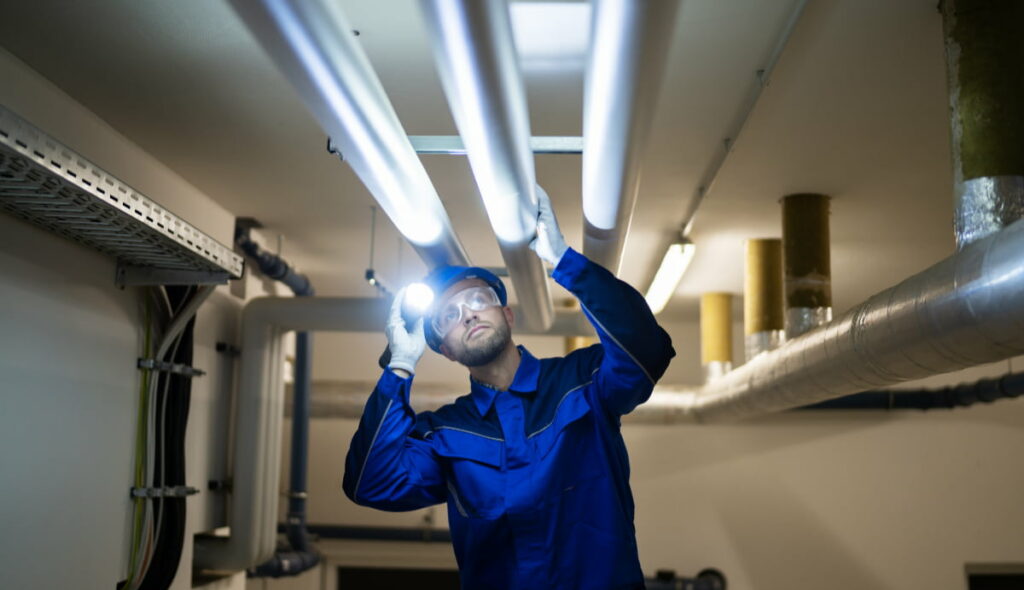 Internetversorgung im Kellerbau